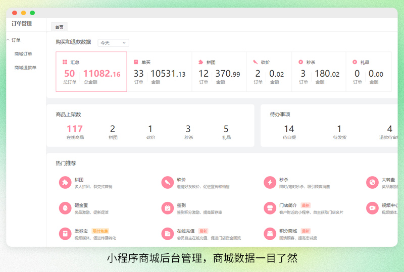 医美分销类小程序