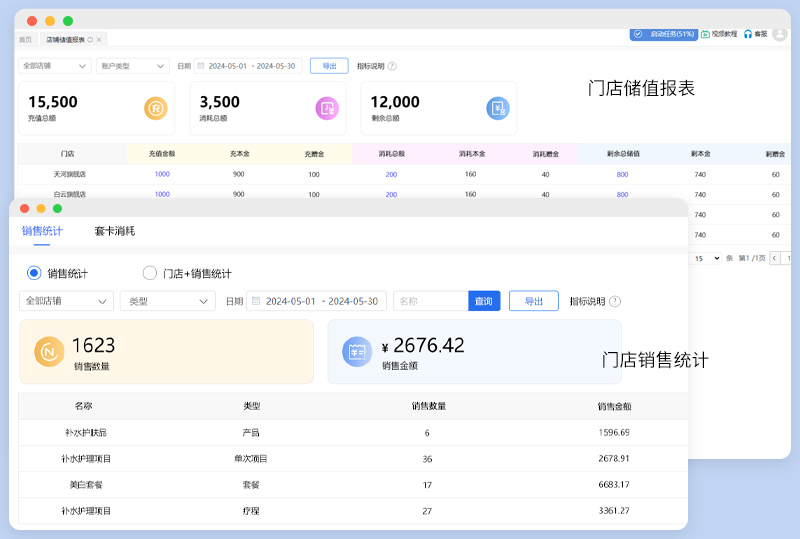 美容院连锁管理软件