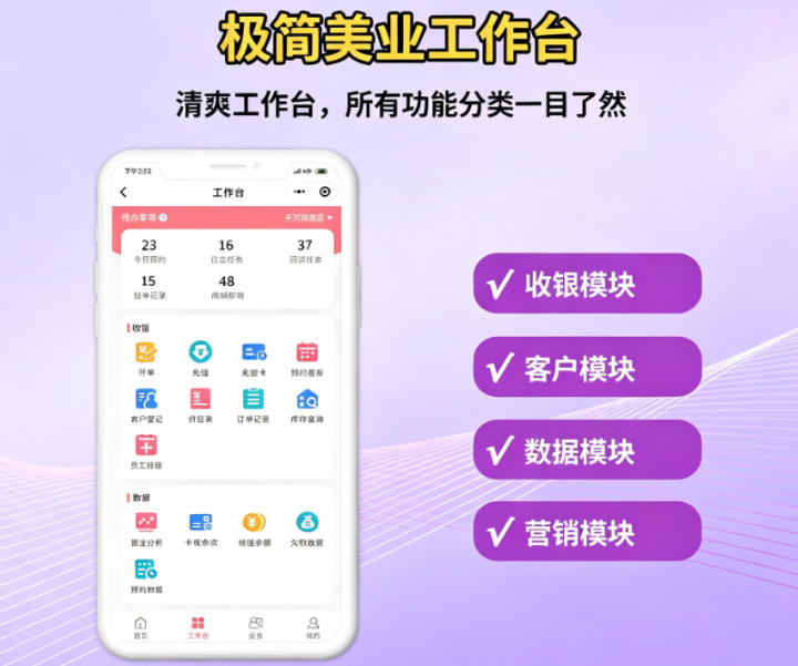 为什么你的美业会员管理总亏钱？收银系统+15大功能锁客复购立增30%