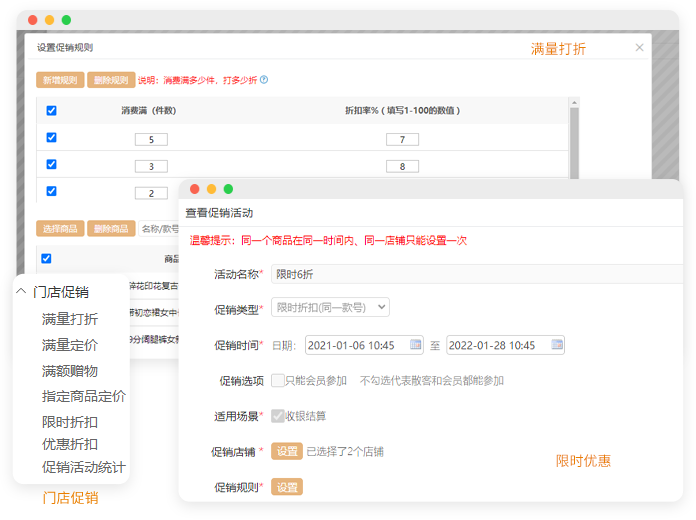 促销优惠
